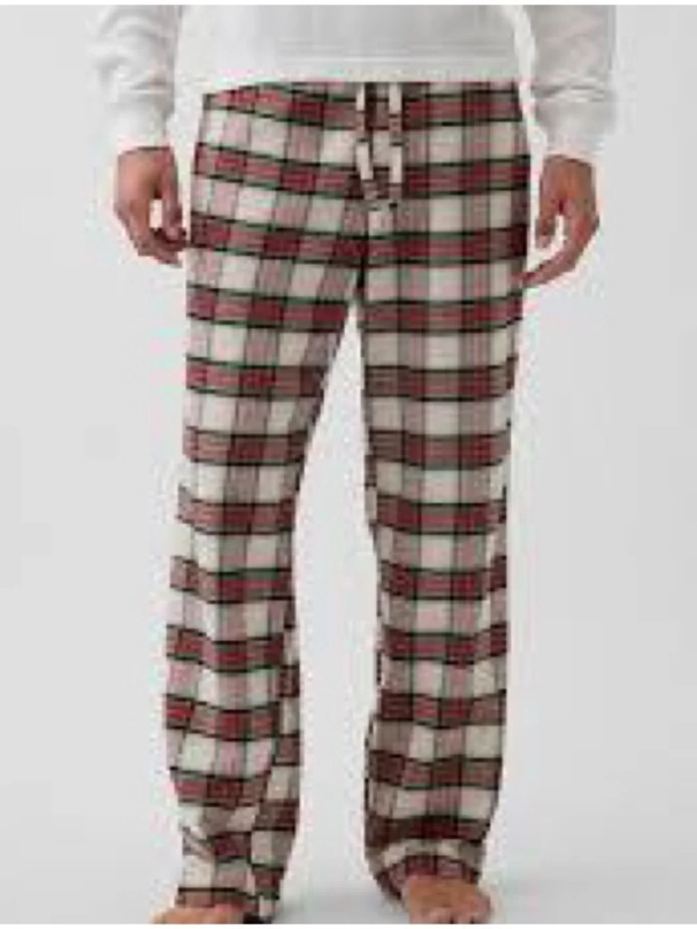 Gap Men’s Plaid Flannel Lounge PJ Pajama Pants 100% Cotton Size M